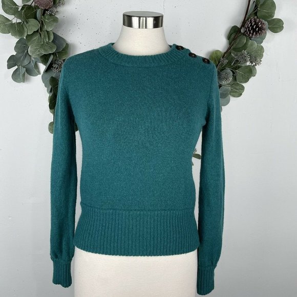 J. Crew Sweaters - J Crew Women Sweater Sz XS Wool Alpaca Side Button